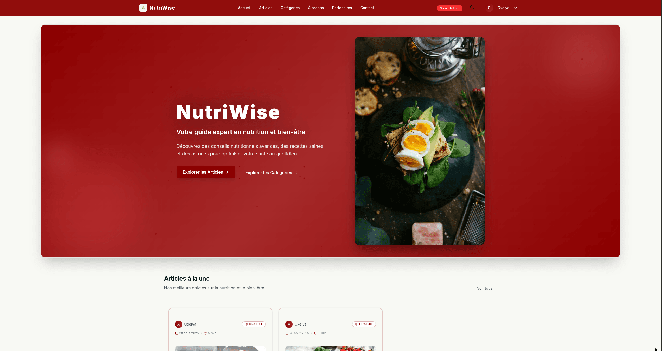 NutriWise - Blog sur la Nutrition